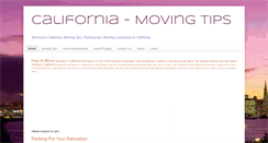 Desktop Screenshot of californiamovingtips.blogspot.com