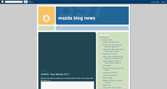 Desktop Screenshot of mazdanews.blogspot.com