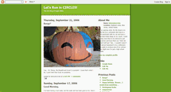 Desktop Screenshot of letsrunincircles.blogspot.com