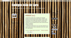 Desktop Screenshot of colegiojoaodelara.blogspot.com