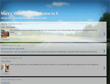 Tablet Screenshot of marksweetwood.blogspot.com