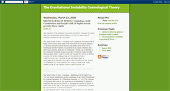 Desktop Screenshot of gravitationalinstability.blogspot.com