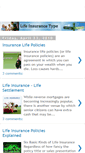 Mobile Screenshot of insurance-life2u.blogspot.com