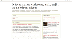 Desktop Screenshot of drzavnamatura-presto.blogspot.com