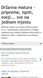 Mobile Screenshot of drzavnamatura-presto.blogspot.com