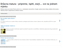 Tablet Screenshot of drzavnamatura-presto.blogspot.com