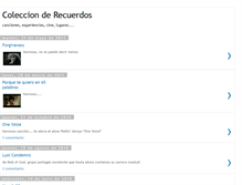 Tablet Screenshot of coleccionderecuerdos-ktico.blogspot.com
