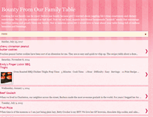 Tablet Screenshot of bountyfromourfamilytable.blogspot.com