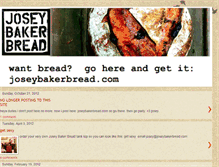 Tablet Screenshot of joseybakerbread.blogspot.com