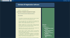 Desktop Screenshot of emiratesid.blogspot.com