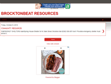Tablet Screenshot of brocktonbeatresources.blogspot.com
