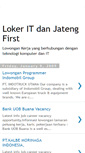 Mobile Screenshot of loker-it.blogspot.com