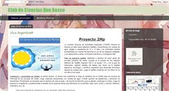 Desktop Screenshot of cienciasdonbosco.blogspot.com