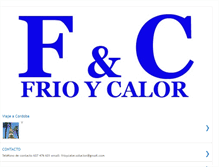 Tablet Screenshot of frioycalorsolucion.blogspot.com