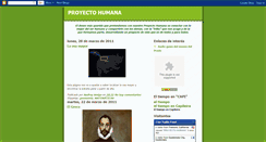 Desktop Screenshot of capiproyectohumana.blogspot.com