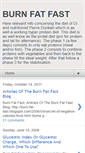 Mobile Screenshot of burn-fat-fast.blogspot.com