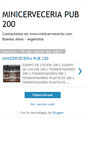 Mobile Screenshot of minicerveceriapub200.blogspot.com
