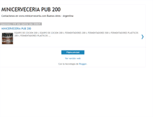 Tablet Screenshot of minicerveceriapub200.blogspot.com