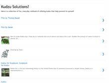 Tablet Screenshot of kudzusolutions.blogspot.com
