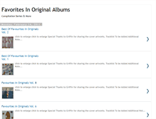 Tablet Screenshot of favoritesinoriginal-albums.blogspot.com