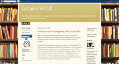 Desktop Screenshot of carmiesworld-carmon.blogspot.com