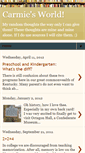 Mobile Screenshot of carmiesworld-carmon.blogspot.com