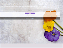 Tablet Screenshot of healthzone24x7.blogspot.com