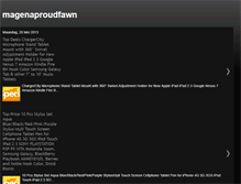 Tablet Screenshot of magenaproudfawn.blogspot.com