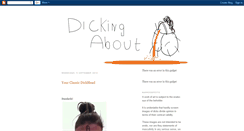 Desktop Screenshot of dickingabout.blogspot.com