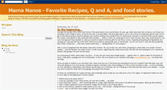 Desktop Screenshot of mamananos.blogspot.com