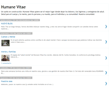 Tablet Screenshot of humanevitae.blogspot.com