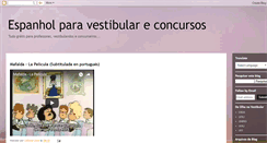 Desktop Screenshot of espanholparavestibular.blogspot.com