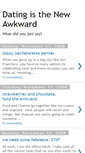 Mobile Screenshot of datingisthenewawkward.blogspot.com