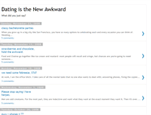 Tablet Screenshot of datingisthenewawkward.blogspot.com