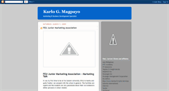 Desktop Screenshot of karlomagpayo.blogspot.com