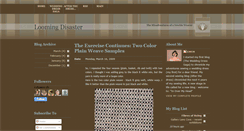 Desktop Screenshot of loomingdisaster.blogspot.com