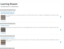 Tablet Screenshot of loomingdisaster.blogspot.com