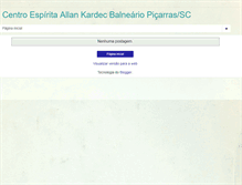 Tablet Screenshot of centro-espirita-allan-kardec.blogspot.com