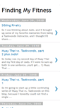 Mobile Screenshot of findingmyfitness.blogspot.com
