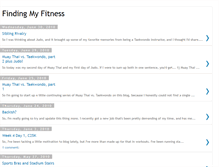 Tablet Screenshot of findingmyfitness.blogspot.com