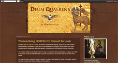 Desktop Screenshot of deum-quaerens.blogspot.com