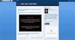 Desktop Screenshot of andiwillrestore.blogspot.com