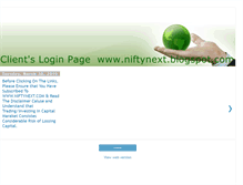 Tablet Screenshot of clientniftynext.blogspot.com