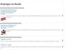 Tablet Screenshot of empregos-no-mundo.blogspot.com