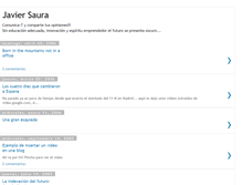 Tablet Screenshot of javiersaura.blogspot.com