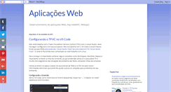 Desktop Screenshot of aplicacoesweb.blogspot.com