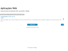 Tablet Screenshot of aplicacoesweb.blogspot.com