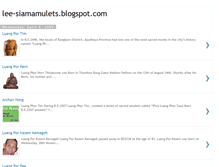 Tablet Screenshot of lee-siamamulets.blogspot.com