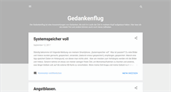 Desktop Screenshot of annas-gedankenflug.blogspot.com