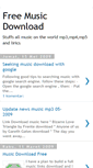 Mobile Screenshot of musicdownload-free.blogspot.com